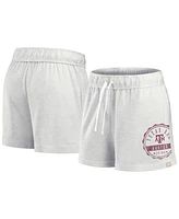 Fanatics Women's Oatmeal Texas A&M Aggies Win Badge Shorts
