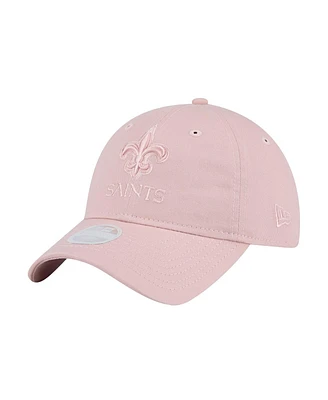 New Era Women's Light Pink New Orleans Saints Main 9TWENTY Adjustable Hat Main 9TWENTY Adjustable Hat