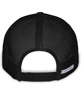 Checkered Flag Sports Men's and Women's Black William Byron Raptor Flame Trucker Adjustable Hat