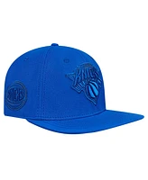 Pro Standard Men's Blue New York Knicks Triple Tonal Snapback Hat