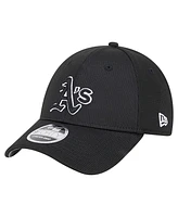New Era Men's Black Athletics Pivot 9FORTY Adjustable Hat