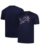 Fanatics Men's Navy Detroit Lions Big Tall Americana T-Shirt
