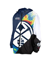 New Era Men's Navy Denver Nuggets 2024/25 City Edition Full-Zip Windbreaker Jacket