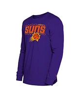 New Era Men's Purple Phoenix Suns 2024/25 City Edition Long Sleeve T-Shirt