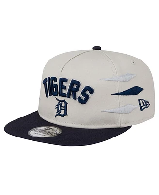 New Era Men's Cream Detroit Tigers Iron Golfer Snapback Hat
