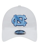 New Era Men's White North Carolina Tar Heels Active Ripstop 9TWENTY Adjustable Hat