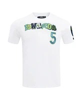 Pro Standard Men's Anthony Edwards White Minnesota Timberwolves City Ransom T-Shirt