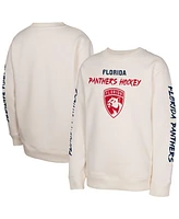 Outerstuff Big Boys and Girls Cream Florida Panthers Star Power Pullover Sweatshirt
