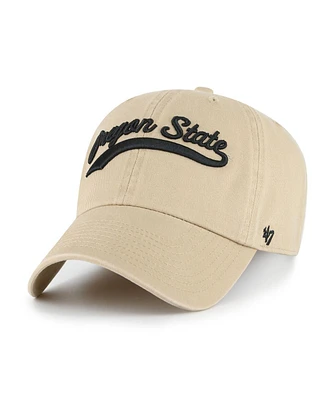 '47 Brand Men's Khaki Oregon State Beavers Vault Clean Up Adjustable Hat