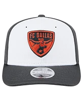 New Era Men's White/Gray Fc Dallas 2025 Jersey Hook 9SEVENTY Stretch-Snap Hat