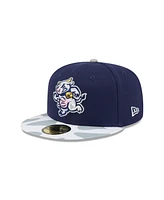 New Era Men's Navy Wisconsin Timber Rattlers Theme Nights 59FIFTY Fitted Hat