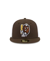 New Era Men's Brown Portland Sea Dogs Theme Nights 59FIFTY Fitted Hat