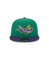 New Era Men's Green Louisville Bats Theme Nights 59FIFTY Fitted Hat