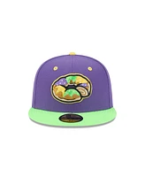 New Era Men's Purple Biloxi Shuckers Theme Nights 59FIFTY Fitted Hat