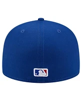 New Era Men's Royal Chicago Cubs Yarn Stitch 59FIFTY Fitted Hat