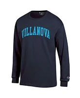 Champion Men's Navy Villanova Wildcats Basic Arch Long Sleeve T-Shirt