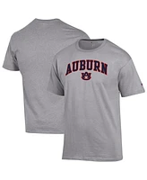 Champion Men's Heather Gray Auburn Tigers Arched Logo T-Shirt