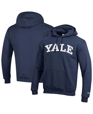 Champion Men's Navy Yale Bulldogs Basic Arch Fleece Pullover Hoodie