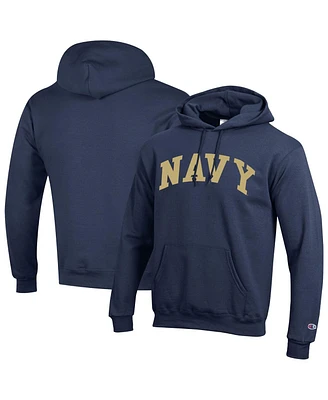 Champion Men's Navy Midshipmen Basic Arch Fleece Pullover Hoodie