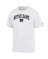 Champion Men's White Notre Dame Fighting Irish Arched Logo T-Shirt