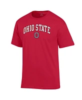 Champion Men's Scarlet Ohio State Buckeyes Arch Over Logo T-Shirt