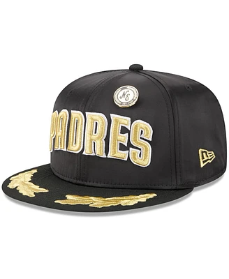 New Era Men's Black San Diego Padres 2025 59FIFTY Day Gold Leaf Fitted Hat