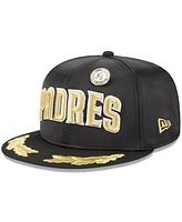 New Era Men's Black San Diego Padres 2025 59FIFTY Day Gold Leaf Fitted Hat