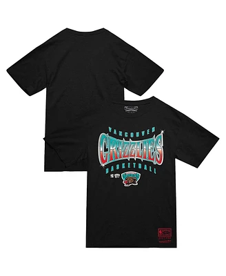 Mitchell & Ness Men's Black Vancouver Grizzlies Worldwide Collection Glow Up T-Shirt