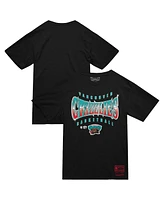 Mitchell & Ness Men's Black Vancouver Grizzlies Worldwide Collection Glow Up T-Shirt