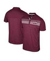 Colosseum Men's Maroon Mississippi State Bulldogs Langmore Polo Shirt