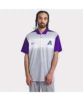Nike Men's White Arizona Diamondbacks 2025 City Connect Fashion Legacy Icon Vapor Performance Polo Shirt