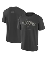 Fanatics Men's Charcoal Atlanta Falcons Elements Weathered Tonal Future Ground T-Shirt