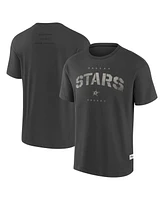 Fanatics Men's Charcoal Dallas Stars Elements Weathered Tonal Future Ground T-Shirt