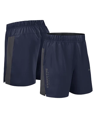 Nike Men's College Navy Seattle Seahawks Woven Victory Performance Shorts