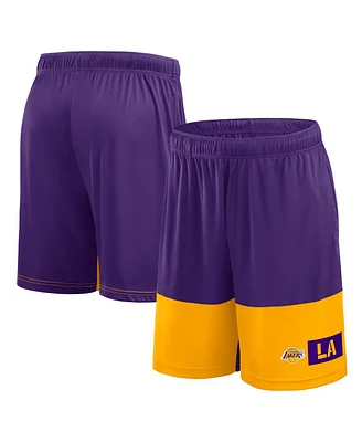 Logo Athletic Men's Purple Los Angeles Lakers Best of the Shorts