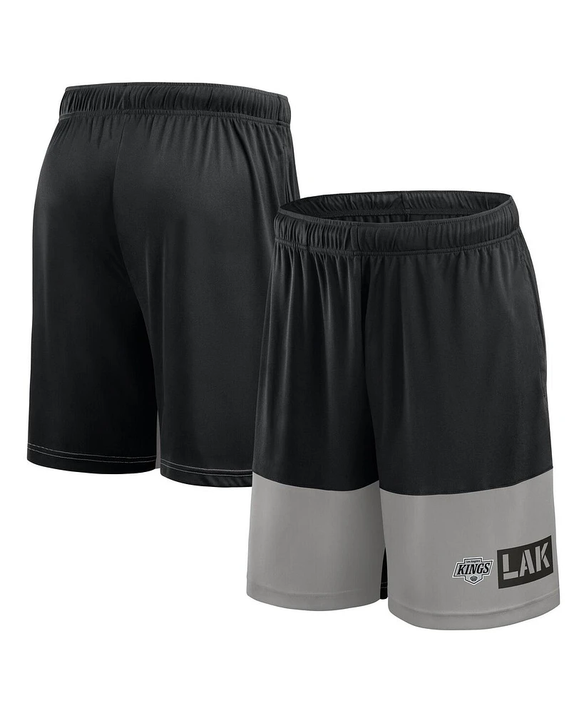 Logo Athletic Men's Black Los Angeles Kings Best of the Shorts