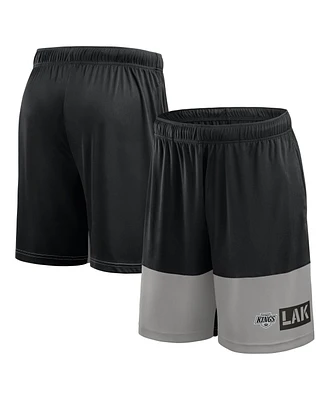 Logo Athletic Men's Black Los Angeles Kings Best of the Shorts