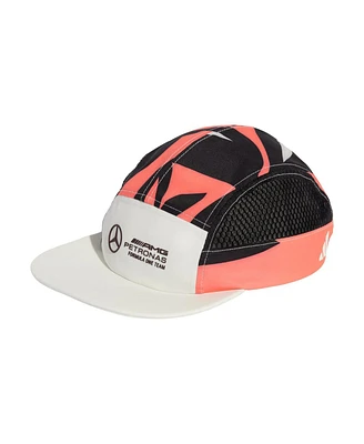 Adidas Men's and Women's White Mercedes-amg Petronas F1 Team 2025 Miami Grand Prix Pack Camper Adjustable Hat