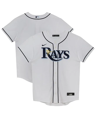 Outerstuff Little Boys and Girls White Tampa Bay Rays Home Replica Jersey