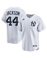 Nike Men's Reggie Jackson White New York Yankees Throwback Cooperstown Collection Limited Jersey