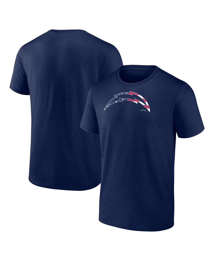 Logo Athletic Men's Navy Los Angeles Chargers Americana T-Shirt