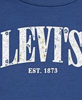 Levi's Toddler Girls 2-Piece Eyelet Crewneck Top and Flared Leggings Set