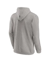 Fanatics Men's Heather Gray Mit Engineers Fleece Pullover Hoodie