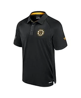 Fanatics Men's Black Boston Bruins Authentic Pro Rink Polo Shirt