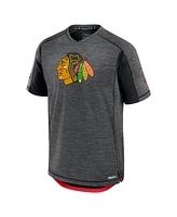 Fanatics Men's Black Chicago Blackhawks Authentic Pro Rink Tech T-Shirt