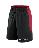 Fanatics Men's Black/Red Atlanta Falcons Launch Shorts