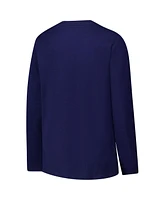 G-iii 4Her by Carl Banks Women's Navy Denver Broncos Post Season Long Sleeve V-Neck T-Shirt