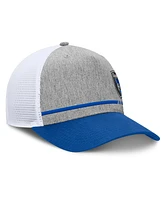 Fanatics Men's Heather Gray San Jose Earthquakes Low Block Trucker Adjustable Hat
