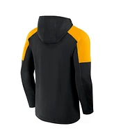 Fanatics Men's Black Boston Bruins Meta Game Transitional Pullover Hoodie