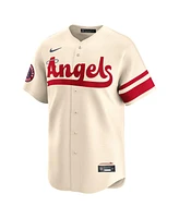 Nike Men's Cream Los Angeles Angels City Connect Limited Jersey